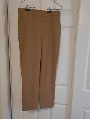Banana Republic Straight Leg Pants in Camel Tan